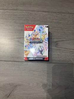 Pokemon TCG Scarlet & Violet Prismatic Evolutions Booster Bundle 6 Packs - Image 1