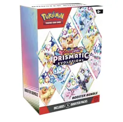 Pokemon TCG Scarlet & Violet Prismatic Evolutions Booster Bundle 6 Packs - Image 2