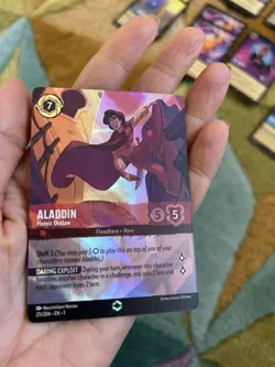 Disney Lorcana TCG The First Chapter - Aladdin - Heroic Outlaw 211/204 - Image 1