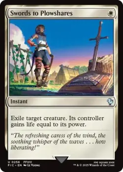 Swords to Plowshares - Near Mint MTG Commander: FINAL FANTASY - Image 1
