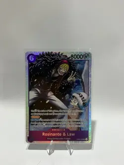 EB04-038 Rosinante & Law English SR One Piece TCG Card Game - Image 1