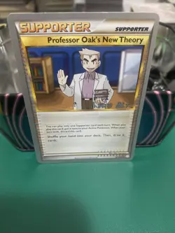 Professor Oak's New Theory 101/123 Pokemon Card - HG/SS - World championship NM - Image 1