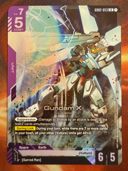 Gundam X (LR) GD02-053 Gundam TCG Card Game - Dual Impact *English - Image 1