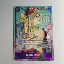Black Maria (Illustration Box Vol.2) OP08-074 One Piece Promotion Cards Foil - Image 1