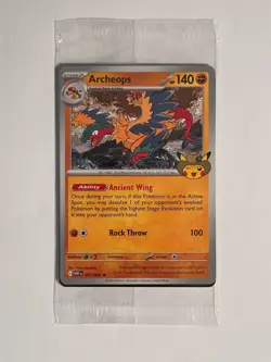 Exclusive Pokemon Chicago Field Museum Fossil Exhibit Archeops Promo Card Sealed - Image 2