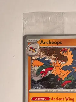 Exclusive Pokemon Chicago Field Museum Fossil Exhibit Archeops Promo Card Sealed - Image 3
