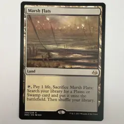 MTG Magic - Marsh Flats - Modern Masters 2017 Edition (MM3) - Rare - NM - Image 1