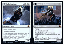 mtg magic enduring angel angelic enforcer FOIL FRENCH vf fr ange perpetuel - Image 2