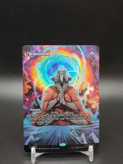 Brainstorm FOIL Borderless PZA TMNT NM MTG - Image 1