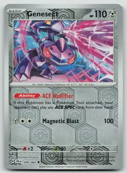 Pokemon Genesect 040/064 Shrouded Fable Uncommon Reverse Holo NM - Image 1