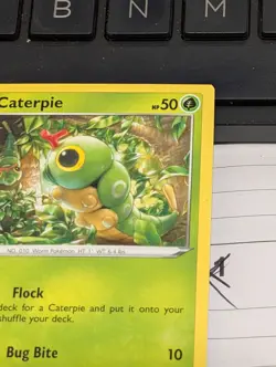 Pokemon TCG Caterpie Fusion Strike 001/264 With Square Top Corners Error - Image 3