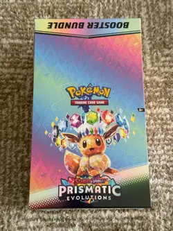 Pokemon TCG: Prismatic Evolutions Booster Bundle Display Case New & Sealed - Image 1