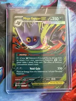 Mega Gengar EX 125/217 Ascended Heroes Pokemon TCG NM - Image 1