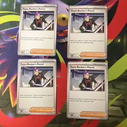 4x Team Rocket's Petrel Pokemon TCG Playset NM - Image 1