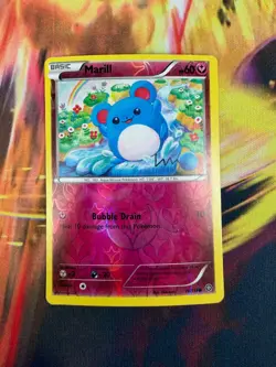 Marill 76/114 LP Reverse Holo Steam Siege 2016 Pokemon TCG - Image 1
