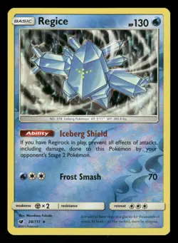 Regice - 28/111 NM Promo Holo Sun & Moon Promo Pokemon TCG - Image 1