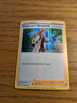 Professors Research SWSH178 Pokemon Go Black Star Promo Holo NM - Image 1
