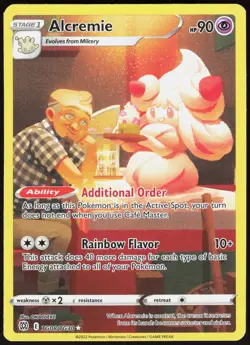 Alcremie TG08/TG30 Holo Brilliant Stars Trainer Gallery OKACHEKE NM - Image 2
