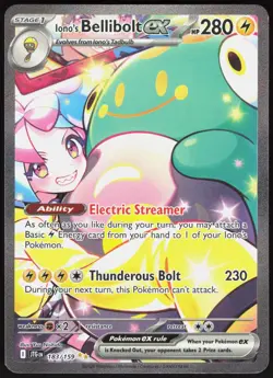 Iono's Bellibolt ex 183/159 Journey Together Nishida NM - Image 2