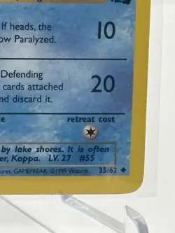 Pokemon TCG Golduck 35/62 Fossil Set WOTC Unlimited LP 1999 Vintage - Image 5