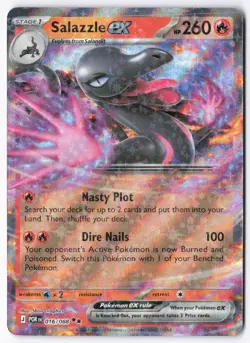 Salazzle ex 016/088 Perfect Order Pokemon Double Rare Holo NM - Image 1