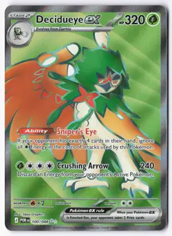 Decidueye ex 100/088 Perfect Order Pokemon Ultra Rare Holo NM - Image 1
