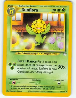 Sunflora - 50/111 Neo Genesis - Pokemon TCG - 2000 - Image 1
