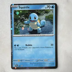 Pokemon TCG Squirtle 048 Sv Scarlet & Violet Promo Cosmos Holo ENG 70 HP - Image 1