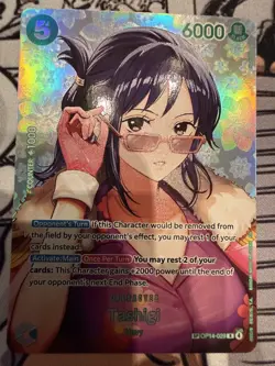 Bandai One Piece Tashigi OP14-029 OP-16 SP Rare Alt Art OP16 the time of battle - Image 1