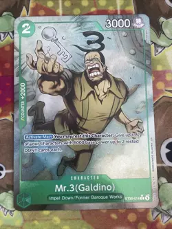 Mr.3(Galdino) ST30-014 NM English Full Art One Piece - Image 1