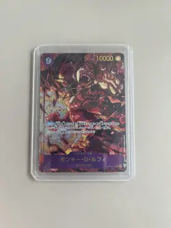 One Piece Emperors In The New World Monkey D. Luffy Japanese Alt OP09-119 SEC NM - Image 2