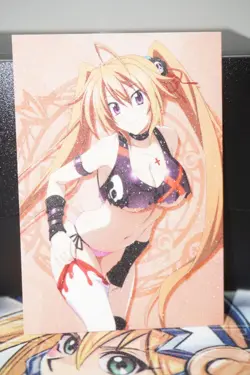 Irina Shidou Punk High School DxD Sexy Waifu Textured Custom Card - Image 2