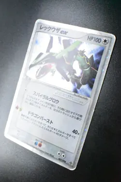 Rayquaza ex 047/054 Rulers of the Heavens 2003 Holo Rare Japanese Pokemon Card - Image 4