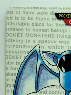 Zubat 041 Pokemon Card Carddass 1996 RED BANDAI Very Rare Japanese Japan - Image 3
