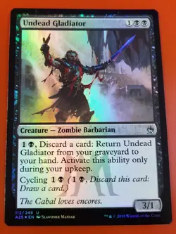 1x Undead Gladiator | FOIL | Masters 25 | MTG Magic Cards - Image 1