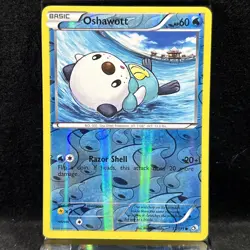 Oshawott 37/113 Reverse Holo Black & White Legendary Treasures Pokemon TCG - Image 1