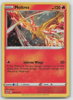 Moltres (Cosmos Holo) 021/172 Holo Miscellaneous Cards & Products Pokemon LP - Image 1