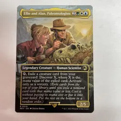 Ellie and Alan, Paleontologists (Borderless) Universes Beyond: Jurassic #10 Rare - Image 1