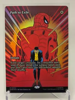 Path to Exile Borderless 0004 MTG Marvel Universe Eternal Mythic NP Foil - Image 1