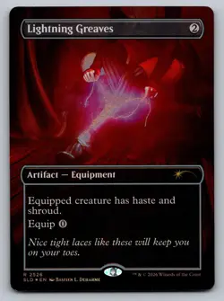 Lightning Greaves (2526) 2526 Holo Secret Lair Drop Series Magic NM - Image 1