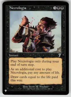 Necrologia Uncommon The List Reprints 149/350 MTG Near Mint 2020 - Image 1