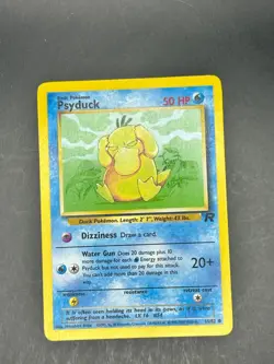 Psyduck 65/82 Common Team Rocket Pokemon no Holo Lightly Played - Image 1