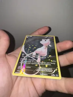 2016 POKEMON XY BLACK STAR PROMO XY110 MEW FULL ART MYTHICAL COLLECTION - Image 3