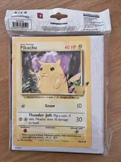 Pokemon TCG First Partner Collectors Binder Jumbo Pikachu Brand New Factory Seal - Image 2