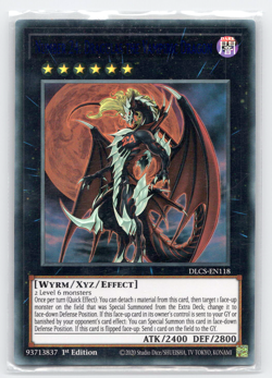 Number 24: Dragulas the Vampiric Dragon - DLCS-EN118 - BLUE Ultra Rare Yugioh - Image 1