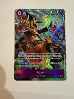 Foxy EB04-036 SR Alternate Art The Azure Sea’s Seven One Piece NM - Image 1