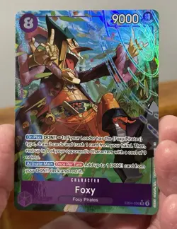 Foxy (Alternate Art) EB04-036 One Piece OP-14 The Azure Sea's Seven Alt Art SR - Image 1