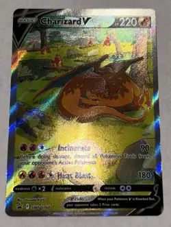 Pokemon - Charizard V #SWSH260 - Sword And Shield Black Start Promo - Holo - Image 1