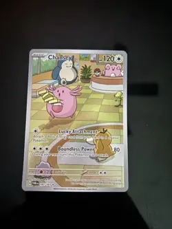 Pokemon TCG Chansey Illustration Twilight Masquerade Card 187/167 - Image 1