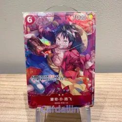 Game D. Luffy Promo Card Monkey 2023 One Piece Chinese New Year Red Packet P-001 - Image 1